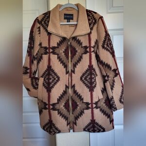 Pendleton Women's Tan and Brown Jacket